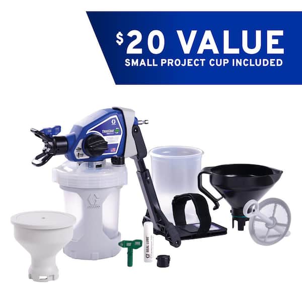 Graco TrueCoat 360 Cordless Connect Handheld Airless Paint Sprayer with Small Project Cup