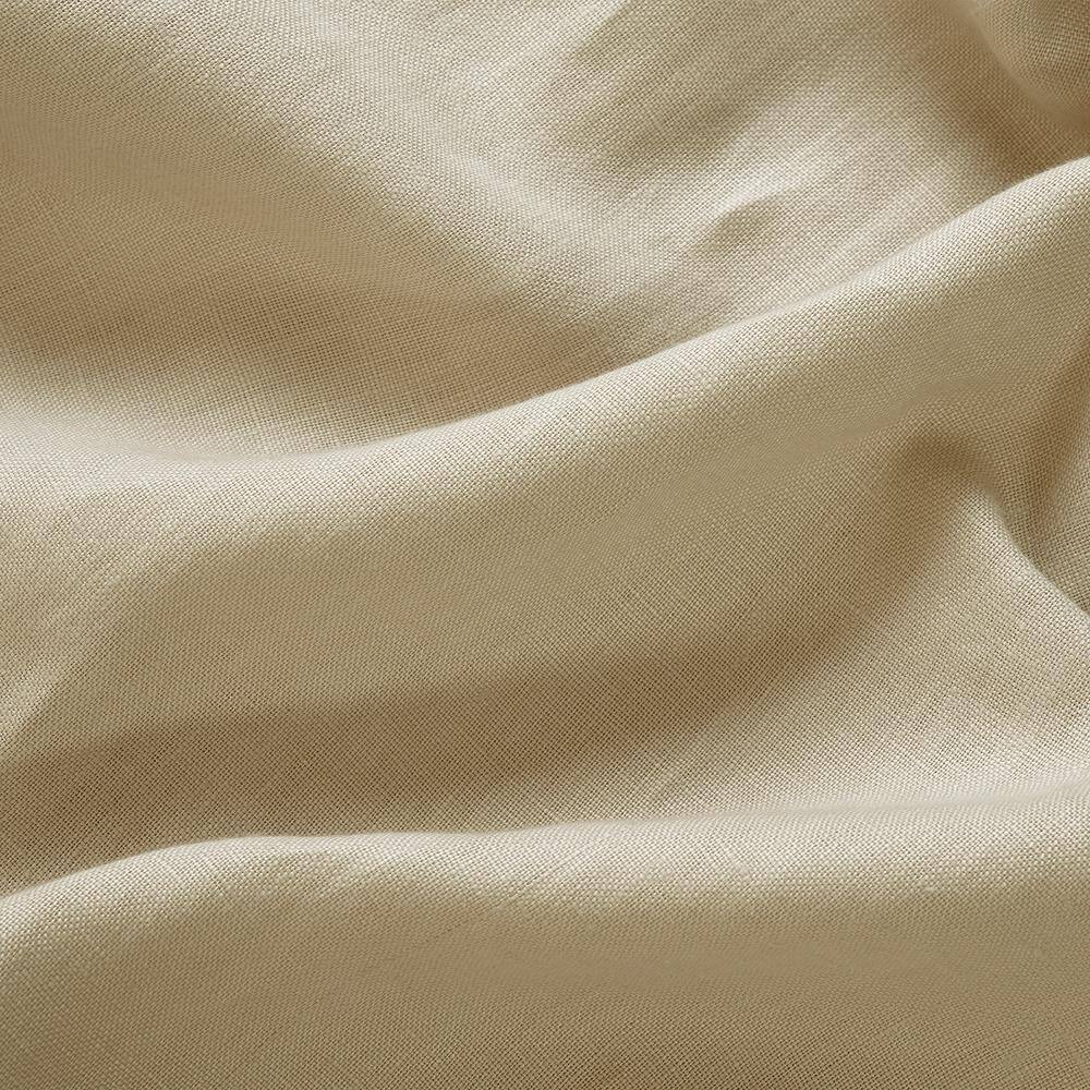 Walnut Beige Linen Room-Darkening Window Panel, 50" x 108"