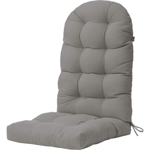 Mximu 49 in. x 20 in. x 5 in. Light Gray Outdoor Patio Adirondack High Back Chair Cushion