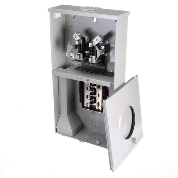 Siemens 200 Amp 6-Space 6-Circuit Outdoor Meter Combo Load Center