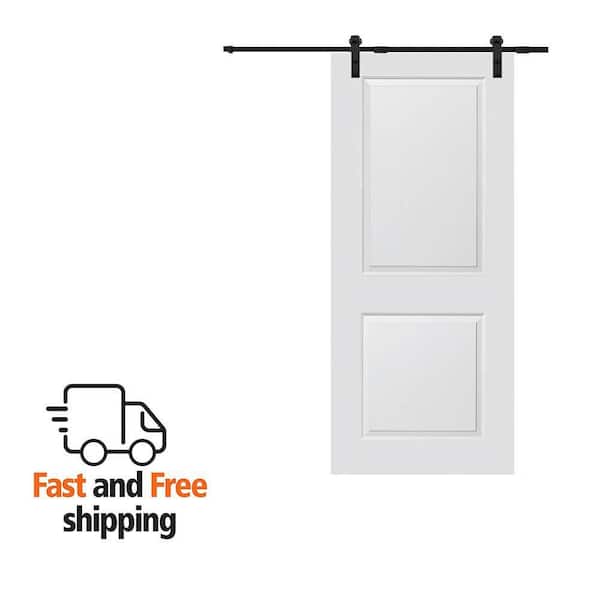 MMI DOOR 64 in. x 80 in. Carrara Primed Molded MDF Assembly