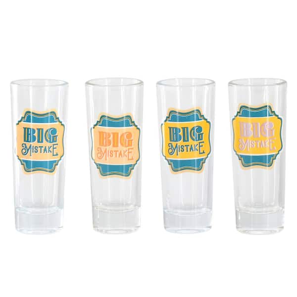 wanda june HOME by MIRANDA LAMBERT 4-Piece 2.2 oz. Shot Glass Set in Teal