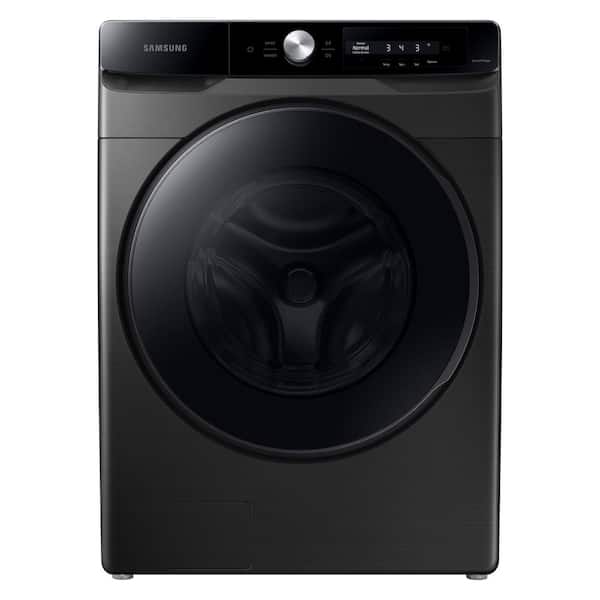 Samsung 4.5 cu. ft. Smart High-Efficiency Front Load Washer in Brushed Black with Super Speed in Brushed Black