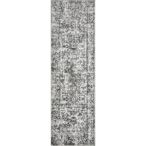Rhane Allory Gray 2 ft. x 6 ft. 7 in. Oriental Polypropylene Runner Rug