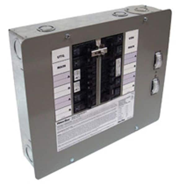 Generac 50-Amp 12,500-Watt Indoor Manual Transfer Switch for 12-16 Circuits