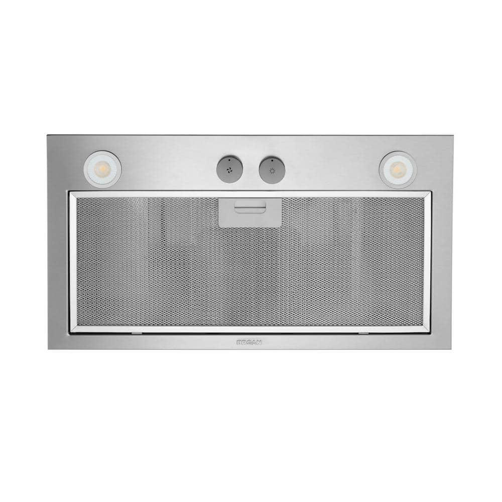 Broan 21" Stainless Steel Convertible Range Hood Insert with Charcoal Filter