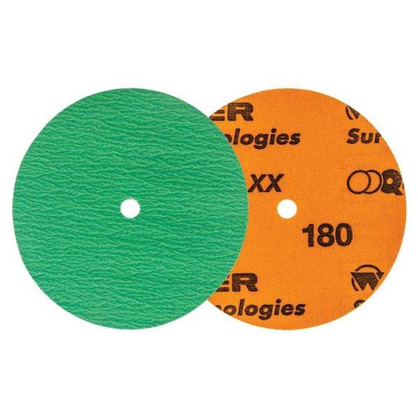 WALTER SURFACE TECHNOLOGIES QUICK-STEP XX 4.5 in. x GR180 Velcro Sanding Discs (25-Pack)