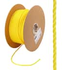 1/4 in. x 800 ft. Polypropylene Twist Rope, Yellow