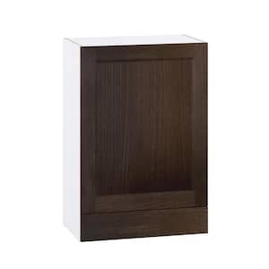 Lincoln Chestnut Solid Wood Assembled Wall Kitchen Cabinet with a Drawer (24 in. W x 35 in. H x 14 in. D)