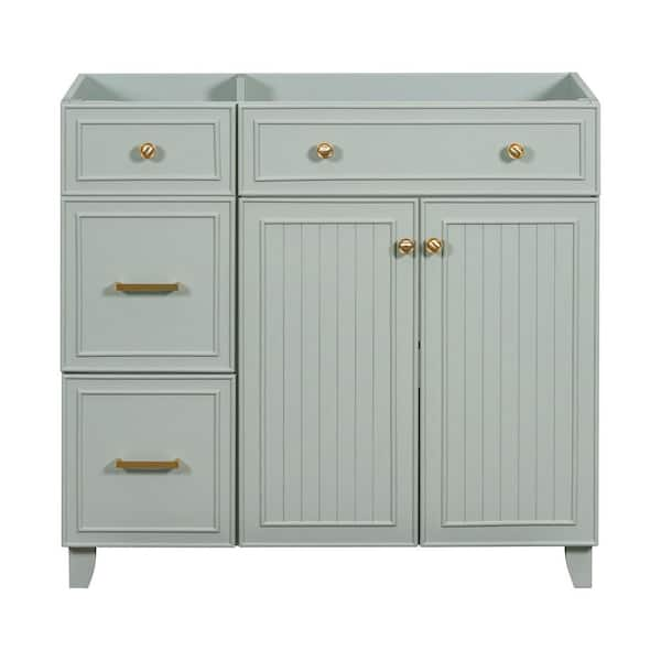 Avex 36 in. Bath Vanity Cabinet without Top in Green