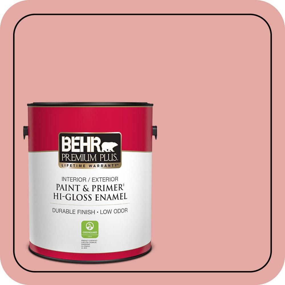 1 gal. #MQ4-03 Coral Fountain Hi-Gloss Enamel Interior/Exterior Paint & Primer product image for price tracking
