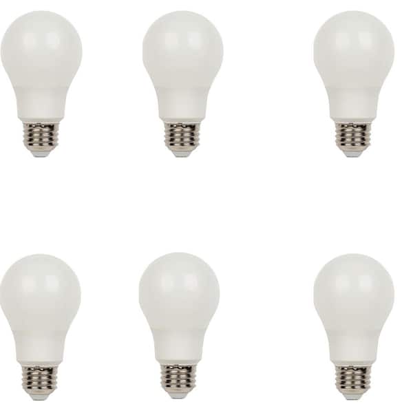 Westinghouse 40-Watt Equivalent Omni A19 Soft White LED Light Bulb Bright White Light (6 Pack)