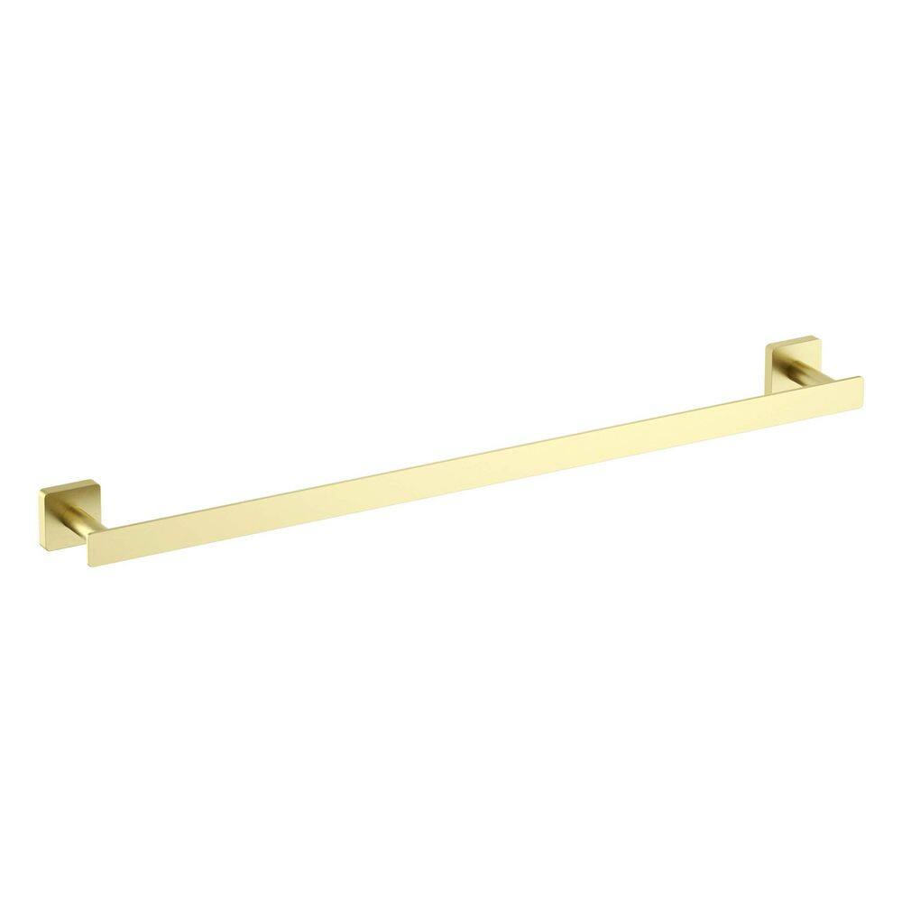 Bathroom Accessories 23.62 in. Wall Mounted Towel Bar in Brushed Gold price history on PriceWatchPro