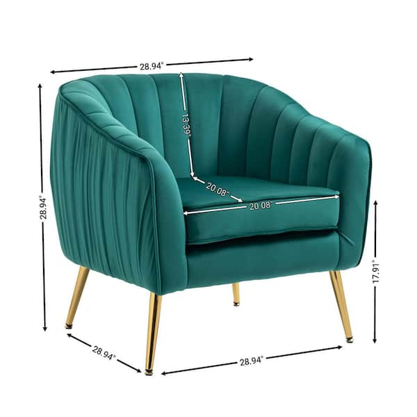 Emerald velvet online chair