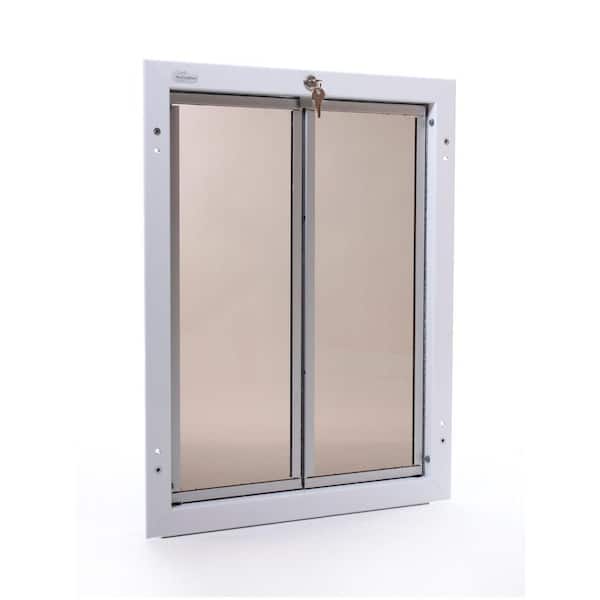 16 in. x 23.75 in. Chew Proof XLarge White Wall Mount Dog Door