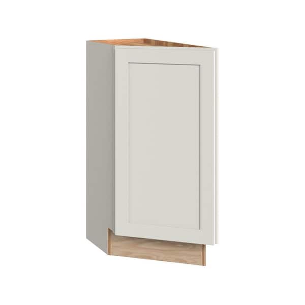 Thornton 12 in. W x 24 in. D x 34.5 in. H Assembled Plywood Shaker Base Left End Kitchen Cabinet in Moonshine
