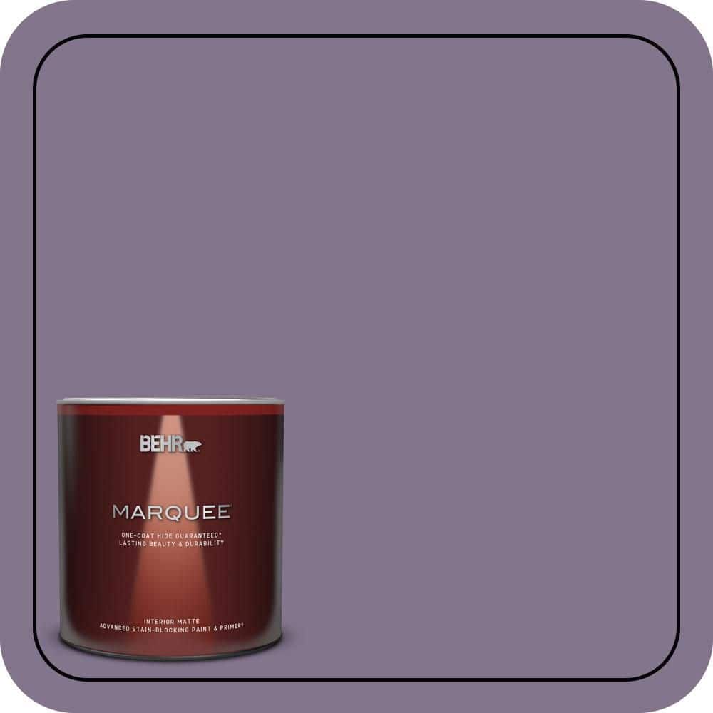 1 qt. #S100-5 Purple Potion One-Coat Hide Matte Interior Paint & Primer price history on PriceWatchPro