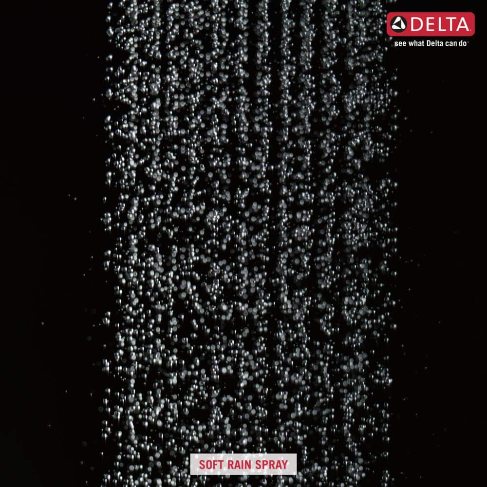 Matte Black Square Ceiling Mounted Rain Shower Head