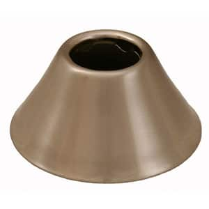 2-3/8 in. O.D. Bell Pattern Escutcheon for 1/2 in. Iron Pipe in Brushed Nickel