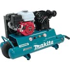 10 Gal. 5.5 HP Portable Gas-Powered Twin Stack Air Compressor