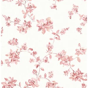 Cyrus Rose Floral Paper Strippable Roll (Covers 56.4 sq. ft.)