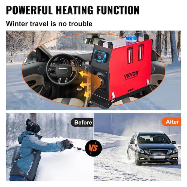 VEVOR 27297 BTU Diesel Parking Heater 12-Volt 8,000 Watt VEVOR 27297 BTU Diesel Parking Heater 12-Volt 8,000 Watt
