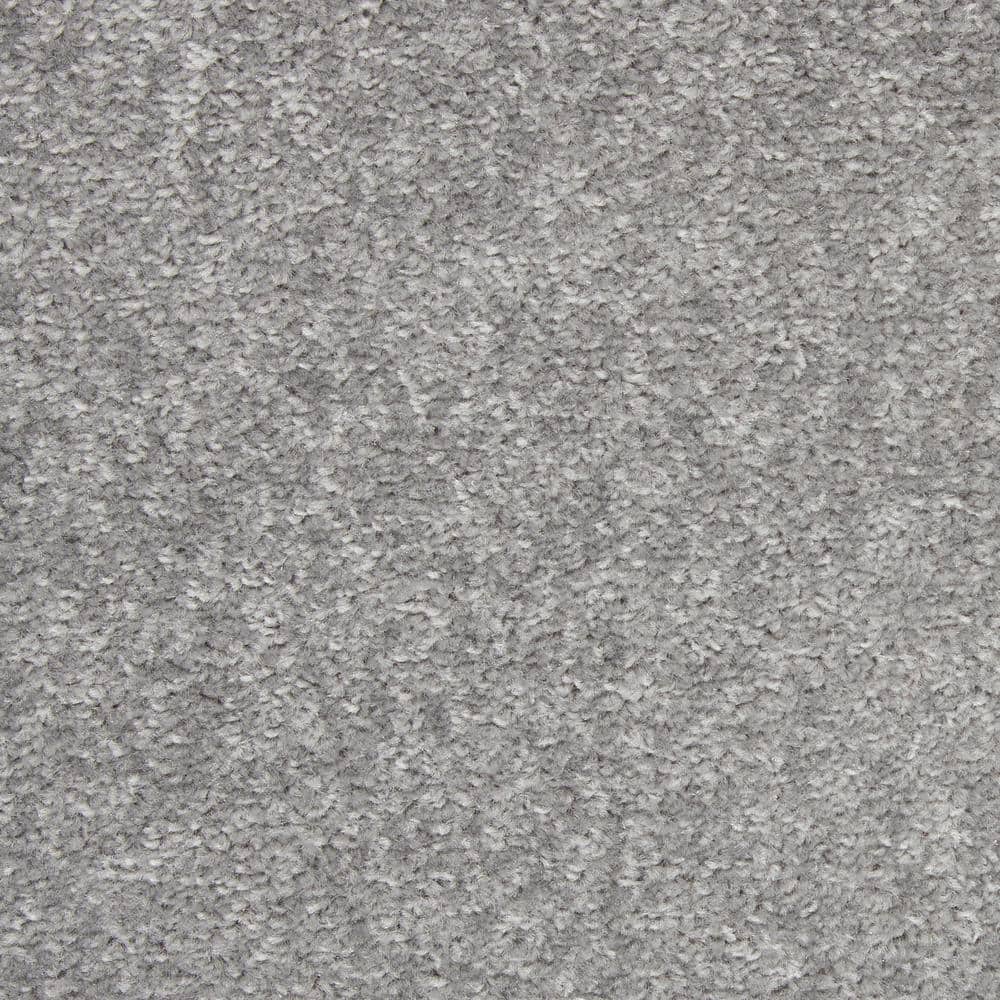 Silver Grey 2'2" x 20' Power-Loomed Runner Rug