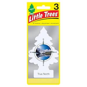 LITTLE TREES Car Air Freshener. Fiber Can Provides a Long-Lasting Scent for  Auto or Home. Adjustable Lid for Desired Strength. Black Ice, 4 Air