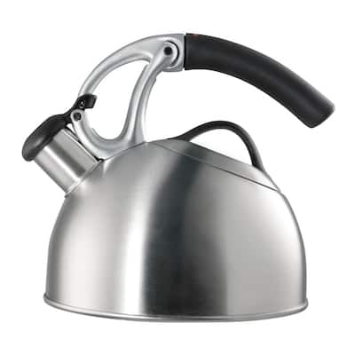 Good Grips 8-Cup Brushed Stainless Steel Tea Kettle