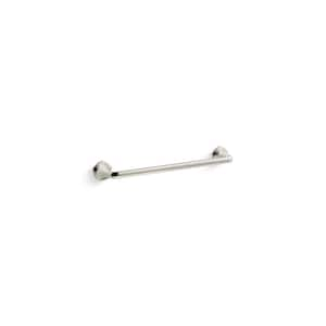 Sundae 18 in. Wall Mounted Single Towel Bar in Vibrant Polished Nickel