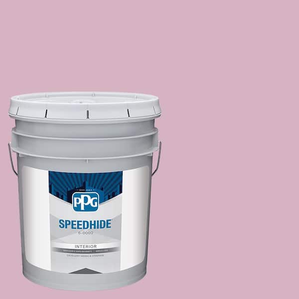SPEEDHIDE 5 gal. PPG1044-4 Mauvelous Ultra Flat Interior Paint