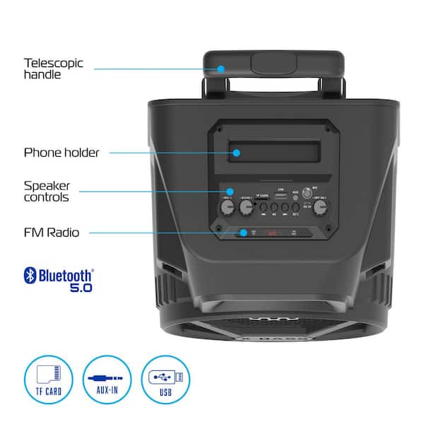 Radio Bluetooth Parlante Recargable Con USB Modelo 4 - Olímpica