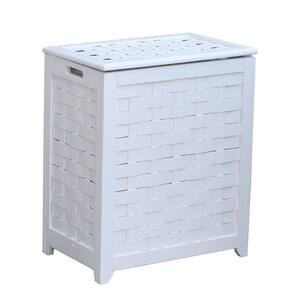 Details about   Bowed Front Veneer Wood Laundry Hamper with Interior Bag 