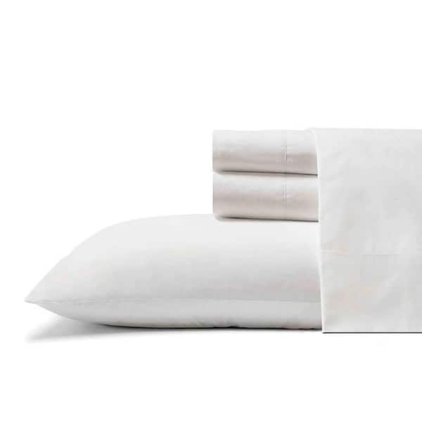Tommy Bahama Cool Zone 4-Piece White Cotton Queen Sheet Set