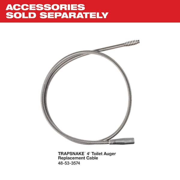 Milwaukee M12 Trap Snake 12V Lithium-Ion Cordless 4 ft. Urinal