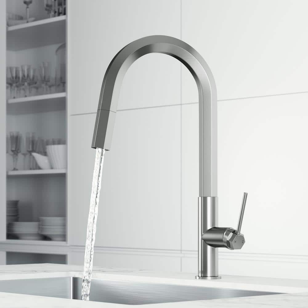 Hart 18" Stainless Steel Pull-Down Kitchen Faucet