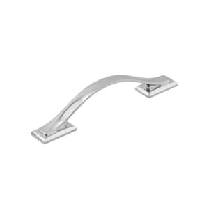 Dover 3-3/4 in. (96 mm) Chrome Cabinet Pull (10-Pack)