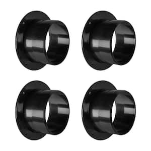 4 in. OD Flanged Inlet Fitting, Dust Collection Connector (4-Pack)