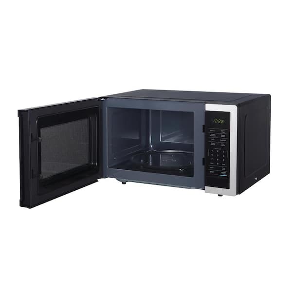 Hamilton Beach Stainless Steel 0.9 Cu. Ft. Black Microwave Oven 