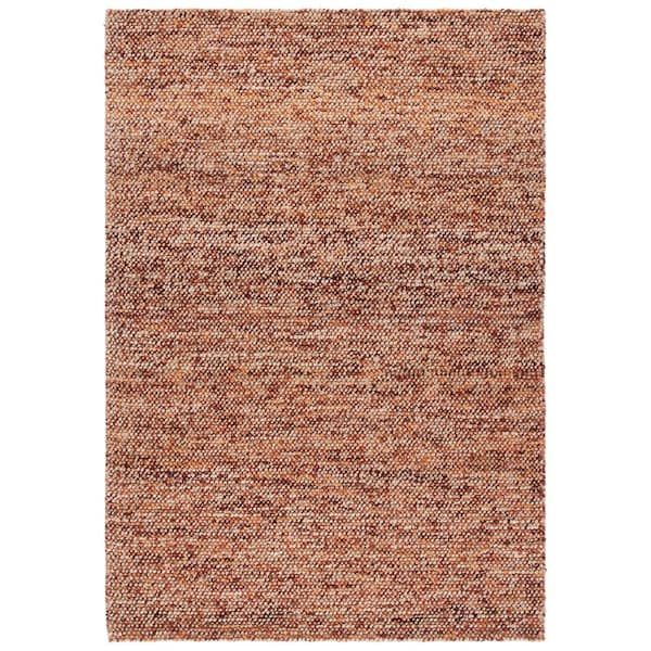 SAFAVIEH Bohemian Natural/Rust 4 ft. x 6 ft. Gradient Solid Color Area Rug