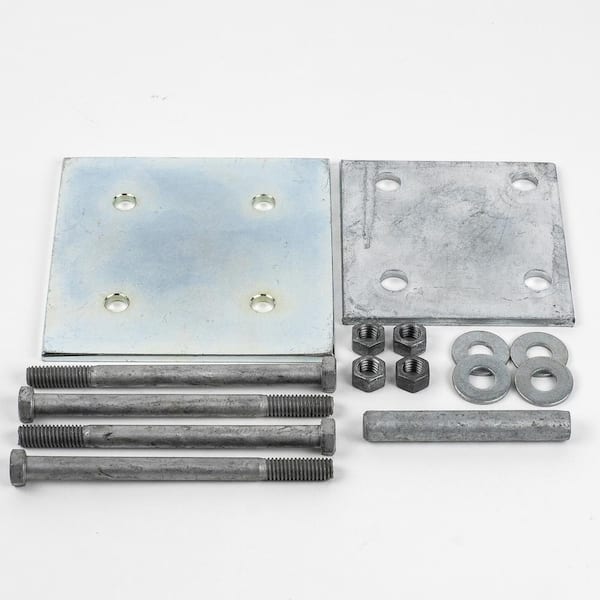 TITAN BUILDING PRODUCTS 3.5-in x 3.5-in Structural post anchor Hot Zinc Galvanized Steel Post Connector