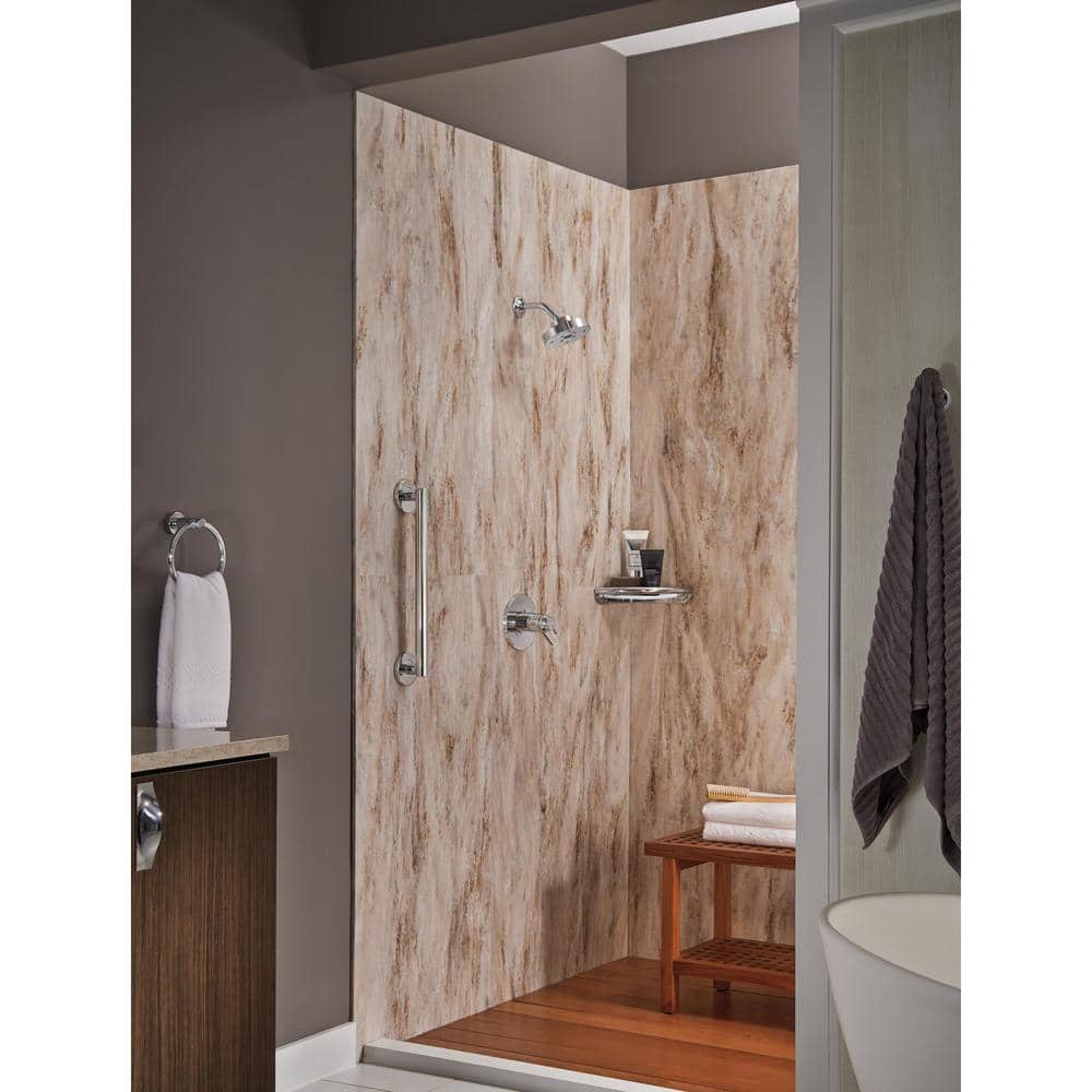Polished Chrome 24" Wall Mounted Grab Bar Set