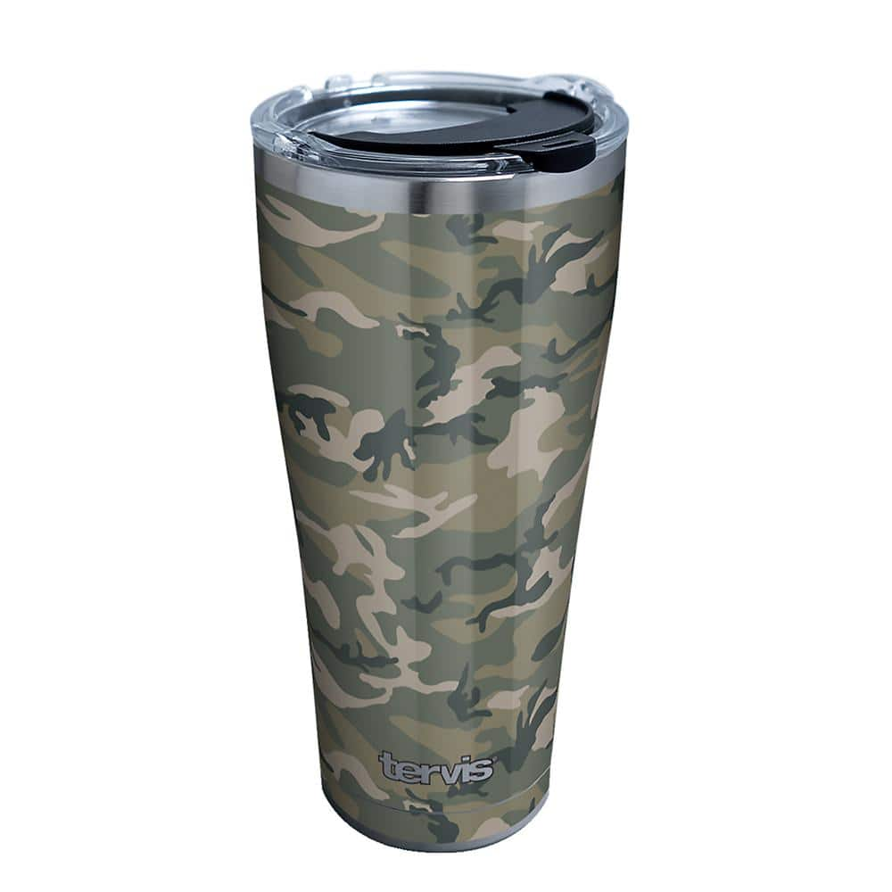 Tervis Jungle Camo Triple Walled Insulated Tumbler Travel Cup Keeps Drinks  Cold & Hot, 30oz, Stainless Steel 