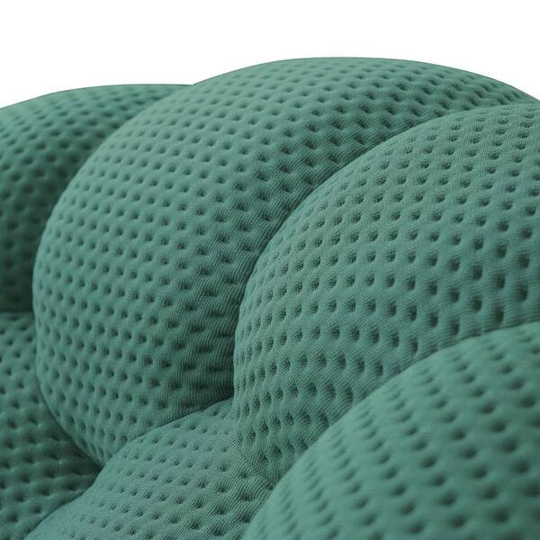 Magic Home (4-Piece) Bubble Couch, 98 in. Green Mesh Fabric