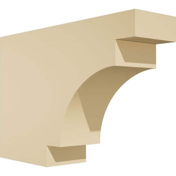 Ekena Millwork Standard Mediterranean 3 in. W x 8 in. H x 12 in. D Signature Urethane Rafter Tail Outlooker