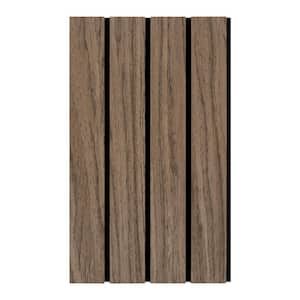 sunwings 2/5 in. x 1-3/5 ft. x 3/5 ft. Black Wood Slat Acoustic