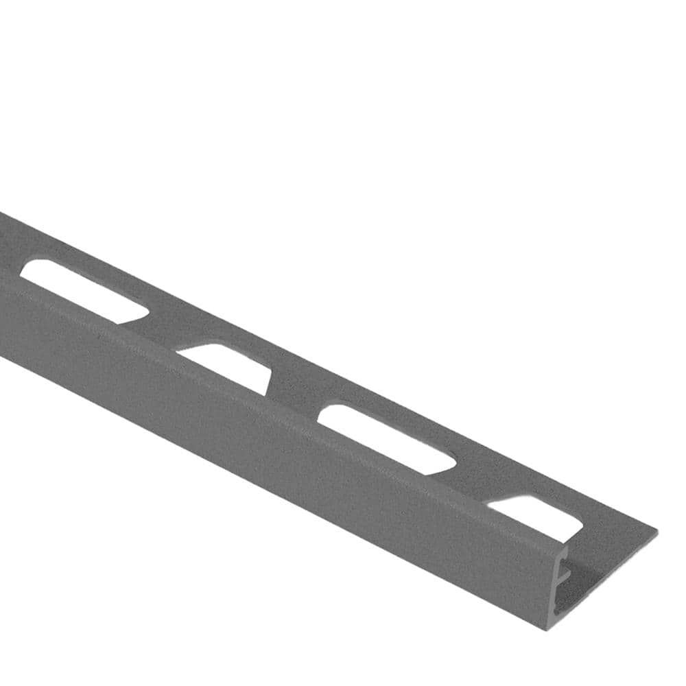 Schiene Pewter Textured Color-Coated Aluminum 5/16 in. x 8 ft. 2-1/2 in. Metal Tile Edging Trim price history on PriceWatchPro