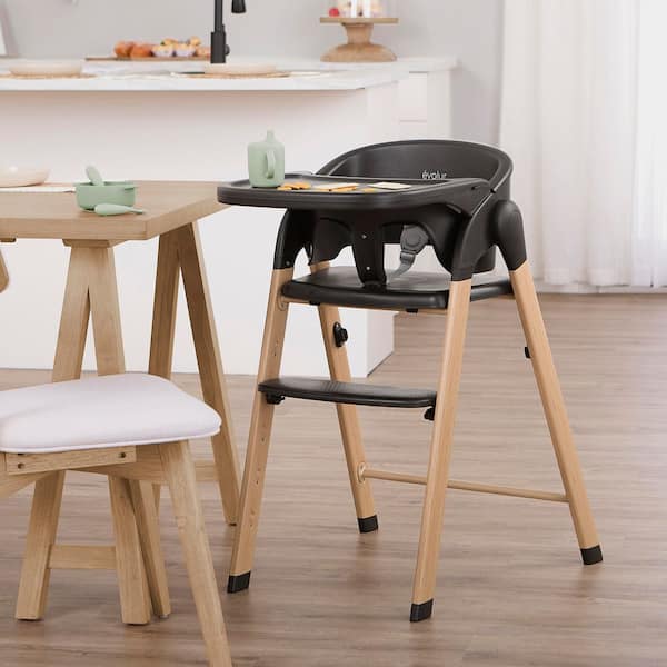 Evolur Black Nimbus Highchair