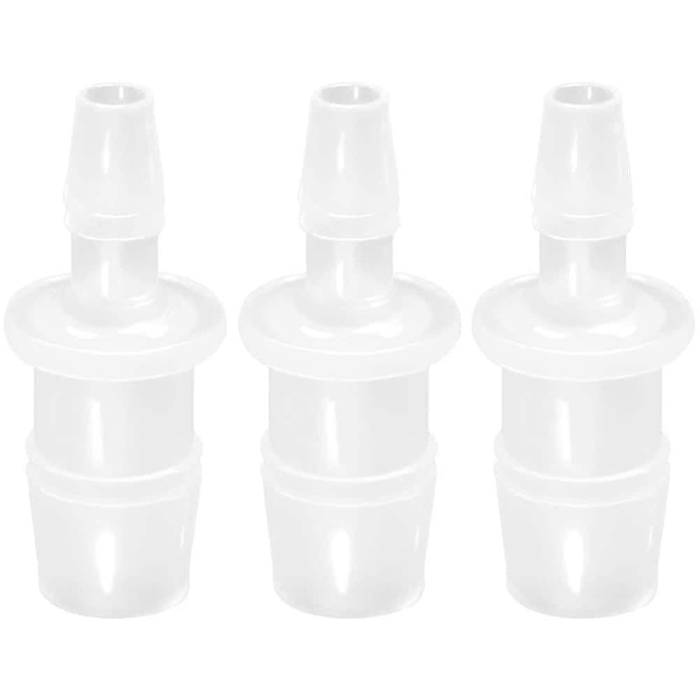 1/2 to 5/16 Inch Plastic Hose Barb Reducer Connector Splicer Fitting for Water, Air, and Aquarium Tubing, 3-Pack price history on PriceWatchPro