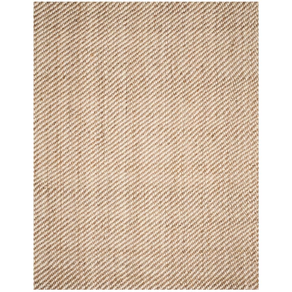 Natural Jute and Sisal Flat Woven 8' x 10' Rug